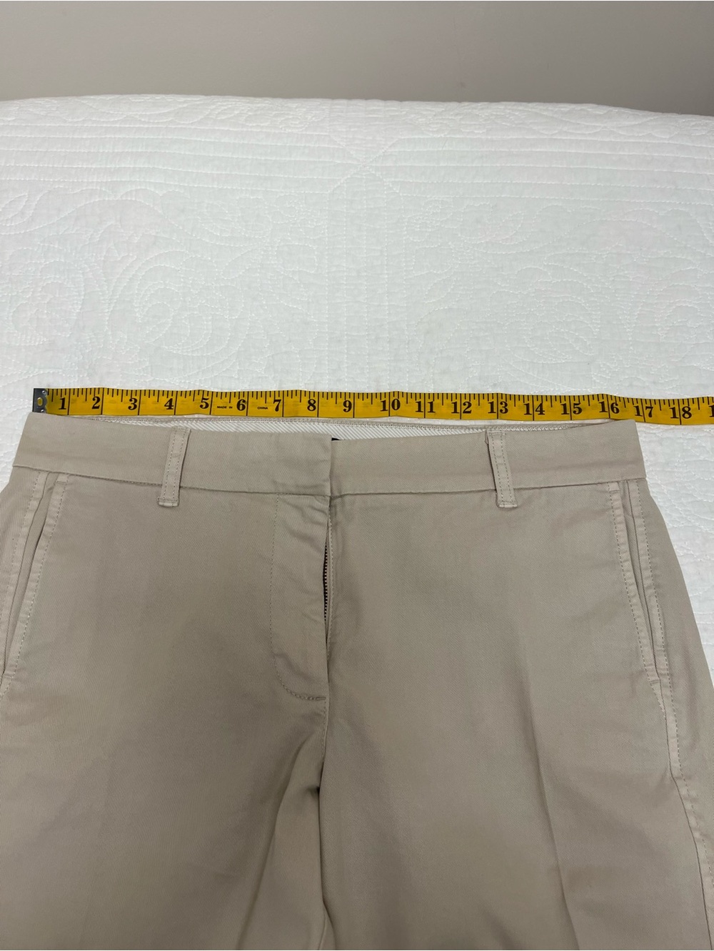 J.Crew Khaki Chino Shorts Stretch Cotton Size 8 NWT - Picture 5 of 16